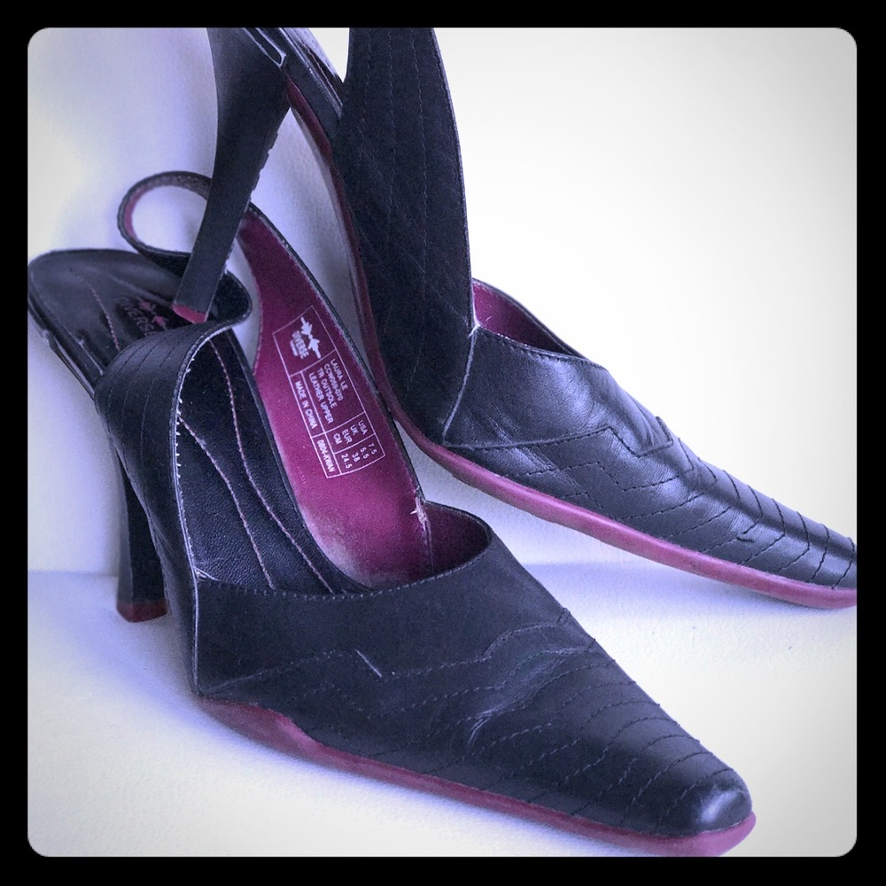 {Diverse Footwear} - Sling Back Heels